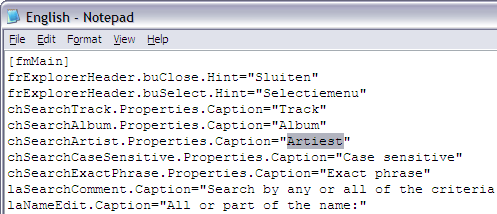 How to translate the localization template